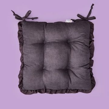 Evidea Soft Nora 40x40 cm Antrasit Sandalye Minderi