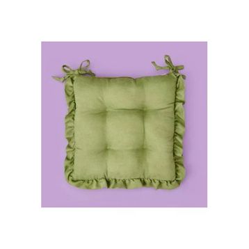 Evidea Soft Nora 40x40 cm Yeşil Sandalye Minderi