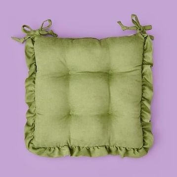 Evidea Soft Nora 40x40 cm Yeşil Sandalye Minderi