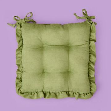 Evidea Soft Nora 40x40 cm Yeşil Sandalye Minderi