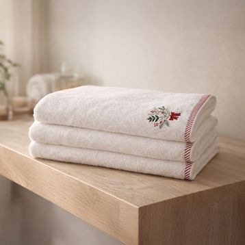 Evidea Soft Nova Ekru 50x90 cm Yüz Havlusu