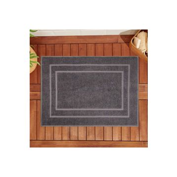 Evidea Soft Premium Antrasit 50x70 cm Ayak Havlusu
