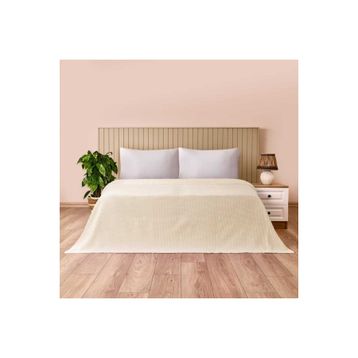 Evidea Soft Rete Krem 160x220 cm Tek Kişilik Pike