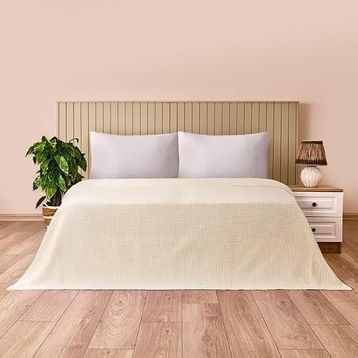 Evidea Soft Rete Krem 160x220 cm Tek Kişilik Pike