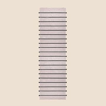 Evidea Soft Riegel Ekru Siyah 80x300 cm Yolluk