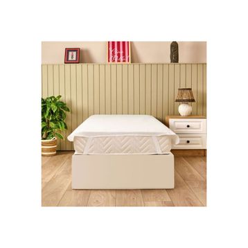 Evidea Soft Sane 100x200 cm Beyaz Basic Tek Kişilik Sıvı Geçirmez Lastikli Alez