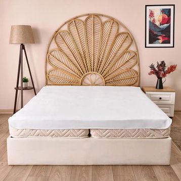Evidea Soft Sane 160x200 cm Beyaz Basic Çift Kişilik Sıvı Geçirmez Lastikli Alez