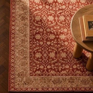Evidea Soft Sultan Afgan Desenli Kırmızı 160x230 cm Halı