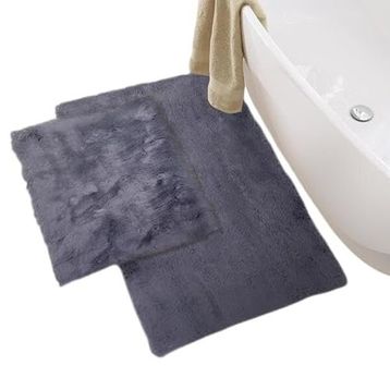 Evidea Soft Venüs Post Antrasit 60x100 cm + 50x60 cm 2'li Klozet Takımı