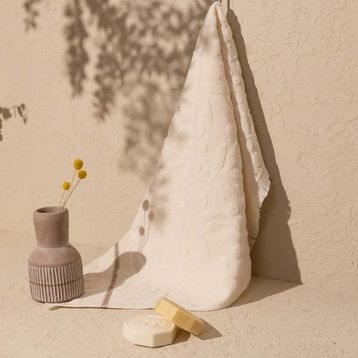 Evidea Soft Zeleno Krem 30x50 CM El Havlusu