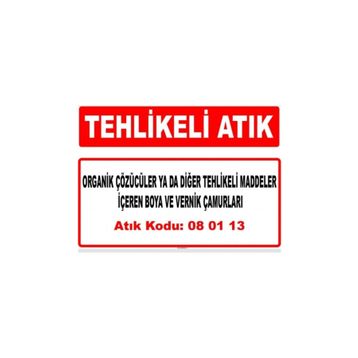 Evim Shopping A 080113-1 Boya Çamurları Uyarı Levhası
