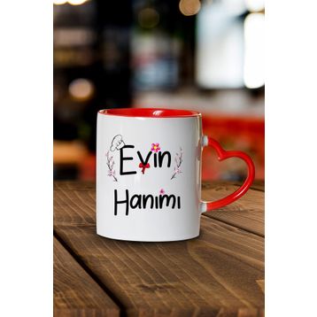 Evin Hanımı Kırmızı Kupa Bardak