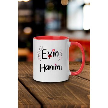 Evin Hanımı Kırmızı Kupa Bardak
