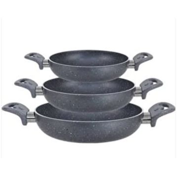 Evinda Çizilmez Granit Omlet Sahan Seti