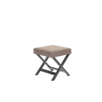 Evka Bench Dark Puf - Beyaz