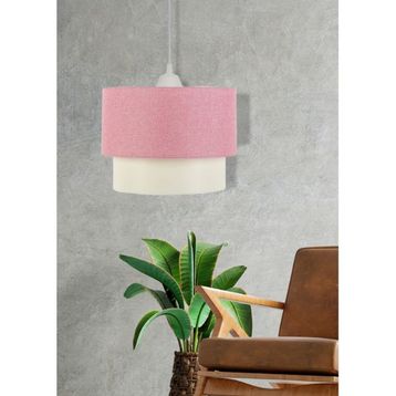 EVLight Deko Pasta Pembe-Beyaz 25'lik Sarkıt Avize