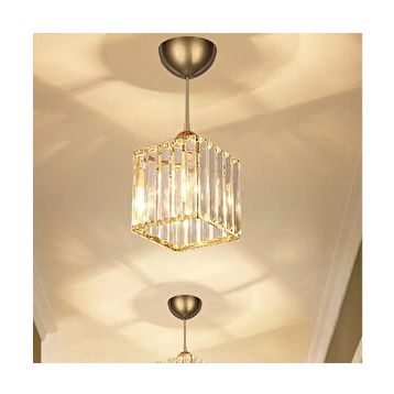 EVLight Konik Kristal Cam 2'li Modern Klasik Abajur