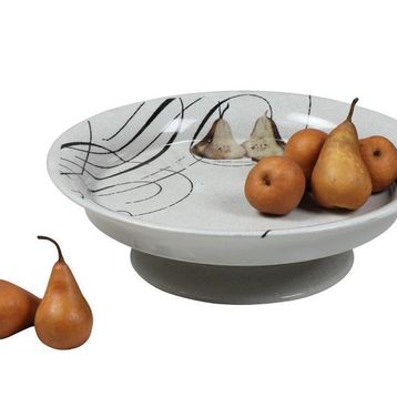 Evlina Home Vintage Seramik Meyve Tabağı