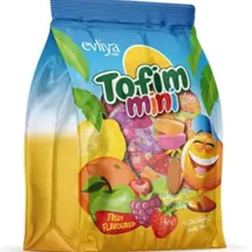 Evliya Şekerleme 250 gr Tofim Mini Meyve Aromalı Yumuşak Şeker