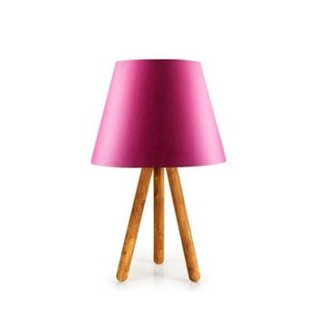 Evmodu AYD-706 Luce Ahşap Üç Ayaklı Ahşap Abajur