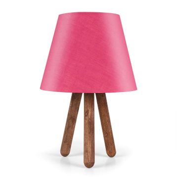 Evmodu AYD-706 Luce Ahşap Üç Ayaklı Ahşap Abajur