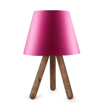 Evmodu AYD-706 Luce Ahşap Üç Ayaklı Ahşap Abajur