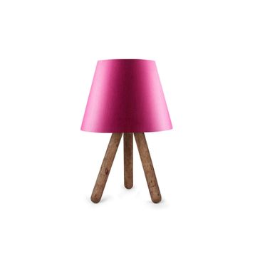 Evmodu AYD-706 Luce Ahşap Üç Ayaklı Ahşap Abajur
