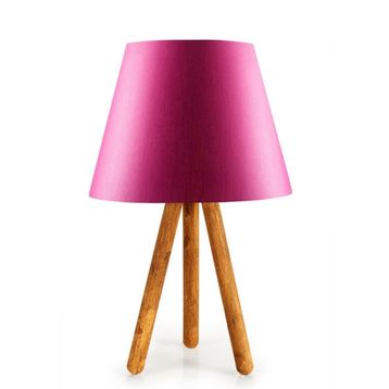 Evmodu AYD-706 Luce Ahşap Üç Ayaklı Ahşap Abajur