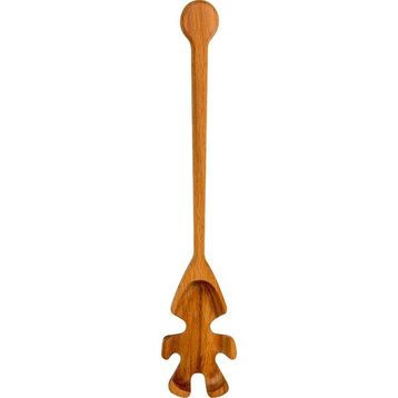 Evmoni Premium Ahşap Spagetti Kaşığı