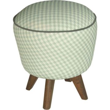 Evodeko Gri Retro Puf