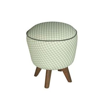 Evodeko Gri Retro Puf