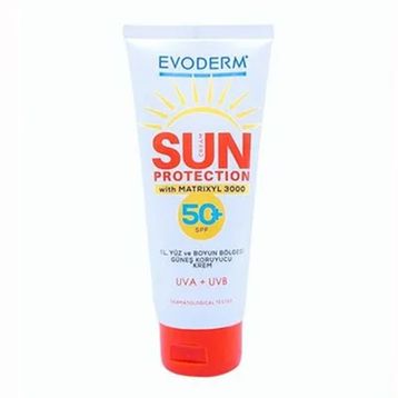 Evoderm Sunscreen Cream Spf 50 Faktör 100 ml Güneş Koruyucu Krem
