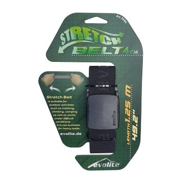 Evolite 4 cm Stretch Outdoor Taktik Siyah Kemer