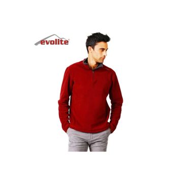 Evolite Fuga Bay Mikro Bordo Erkek Polar Sweater