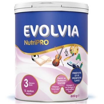 Evolvia Nutripro 3 12+ Ay 800 gr Bebek Devam Sütü