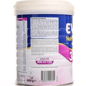 Evolvia Nutripro Plus 3 3x800 gr Bebek Maması