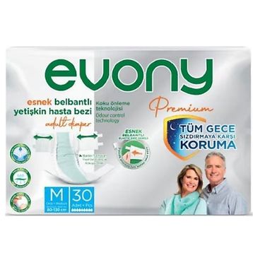Evony 30 Adet Medium Orta Boy Hasta Bezi