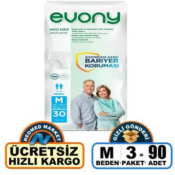 Evony 90 Adet Medium Emici Külot