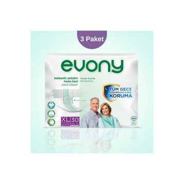 Evony Belbantlı XL 90 Adet Hasta Bezi