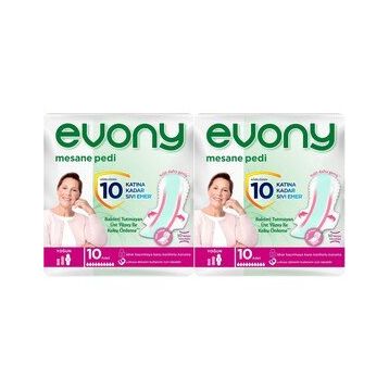 Evony Günlük Yoğun 2x10 Adet Mesane Pedi