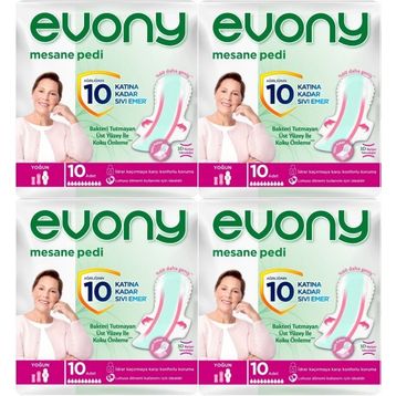Evony Günlük Yoğun 4x10 Adet Mesane Pedi