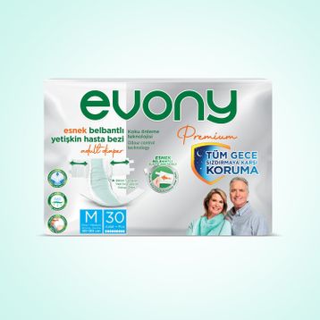 Evony Premium M Beden 30x3 90 Adet Hasta Bezi