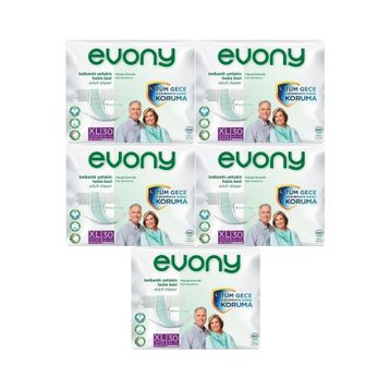 Evony Yetişkin Bel Bantlı Tekstil Yüzey XL 150 Adet Hasta Bezi