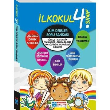 Evrensel 4. Sınıf Tüm Dersler Soru Bankası / Kollektif / Evrensel İletişim Yayınları