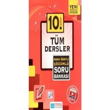 Evrensel İletişim Yayınları 10. Sınıf Tüm Dersler Konu Özetli Video Çözümlü Soru Bankası