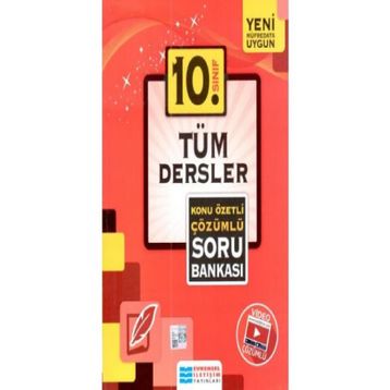 Evrensel İletişim Yayınları 10. Sınıf Tüm Dersler Konu Özetli Video Çözümlü Soru Bankası