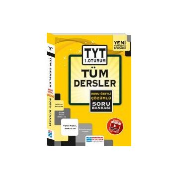Evrensel İletişim Yayınları TYT Tüm Dersler Konu Özetli Çözümlü Soru Bankası 1.Oturum