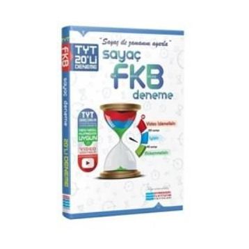 Evrensel TYT Fizik Kimya Biyoloji FKB Sayaç Video Çözümlü 20 Li Deneme Iletişim Yayınları