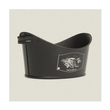 Evstyle Siyah Metal Kayık Ekmeklik