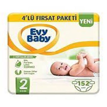 Evy Baby No:2 Mini 152 Adet Bebek Bezi